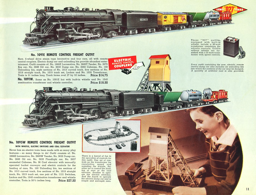 Lionel Consumer Catalogs, 1938, Pages 10 & 11