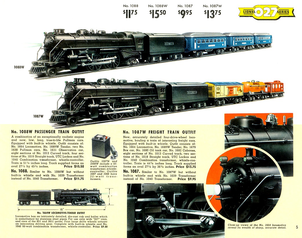 Lionel Consumer Catalogs, 1939, Pages 4 & 5