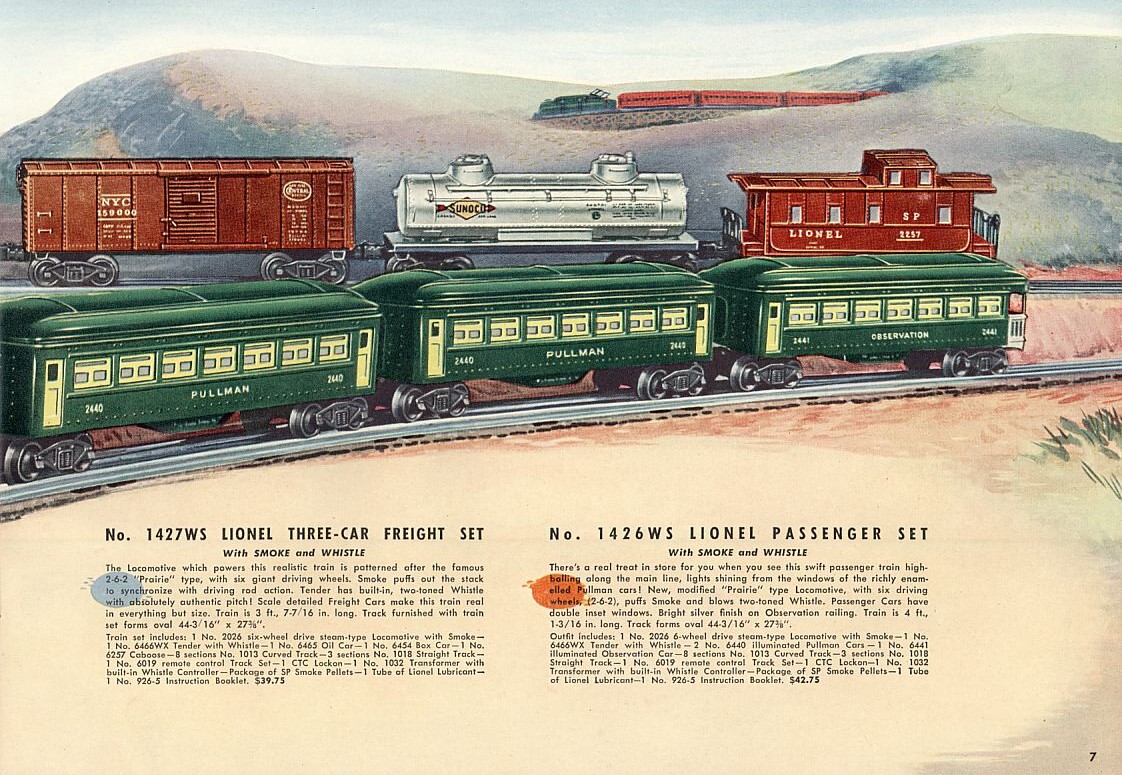 Lionel Consumer Catalogs, 1948, Pages 6 & 7