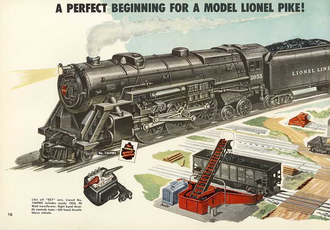 Lionel Consumer Catalogs, 1951, Pages 10 & 11