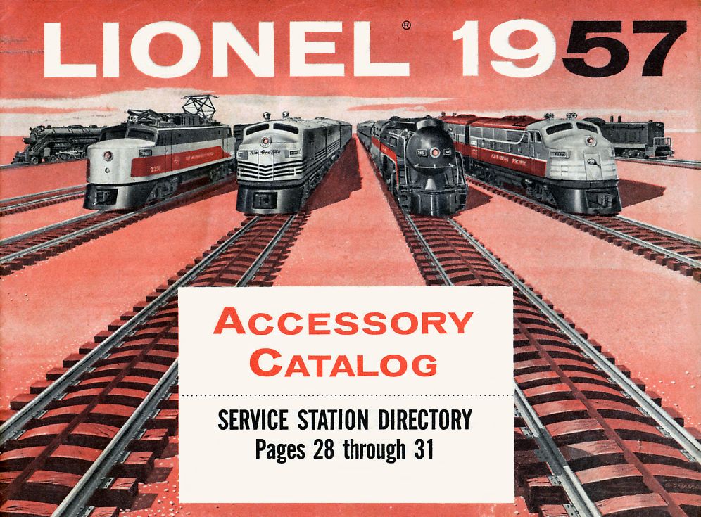 Lionel Consumer Catalogs, 1957 Accessory, Page 1