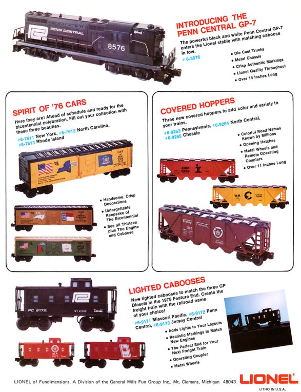 Lionel Consumer Catalogs Digital Archive, 1970 1979
