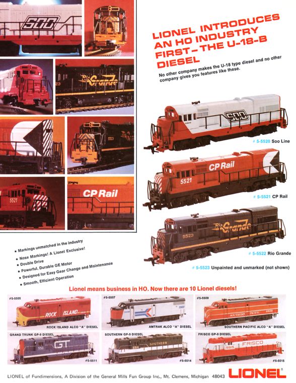Lionel Consumer Catalogs Digital Archive, 1970 1979