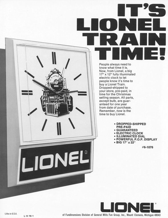 Lionel Consumer Catalogs Digital Archive, 1970 1979