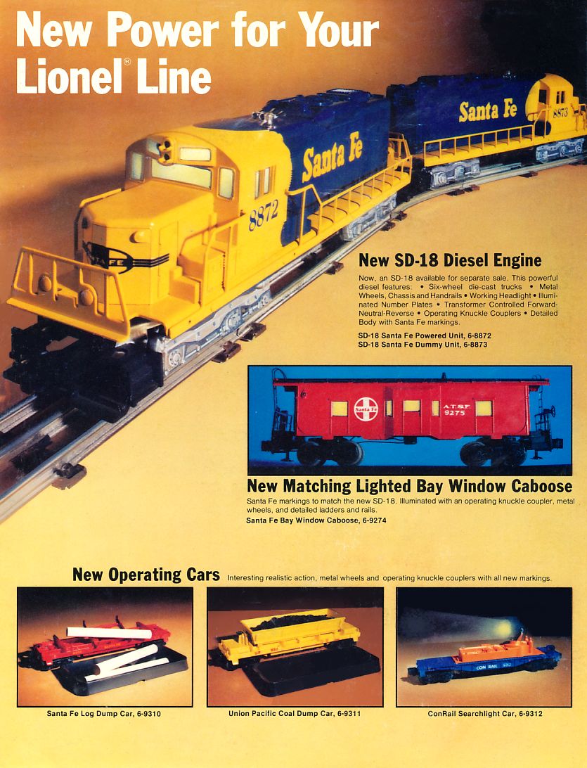 Lionel Consumer Catalogs, 1978 New Power for Your Lionel Line Flyer, Page 1
