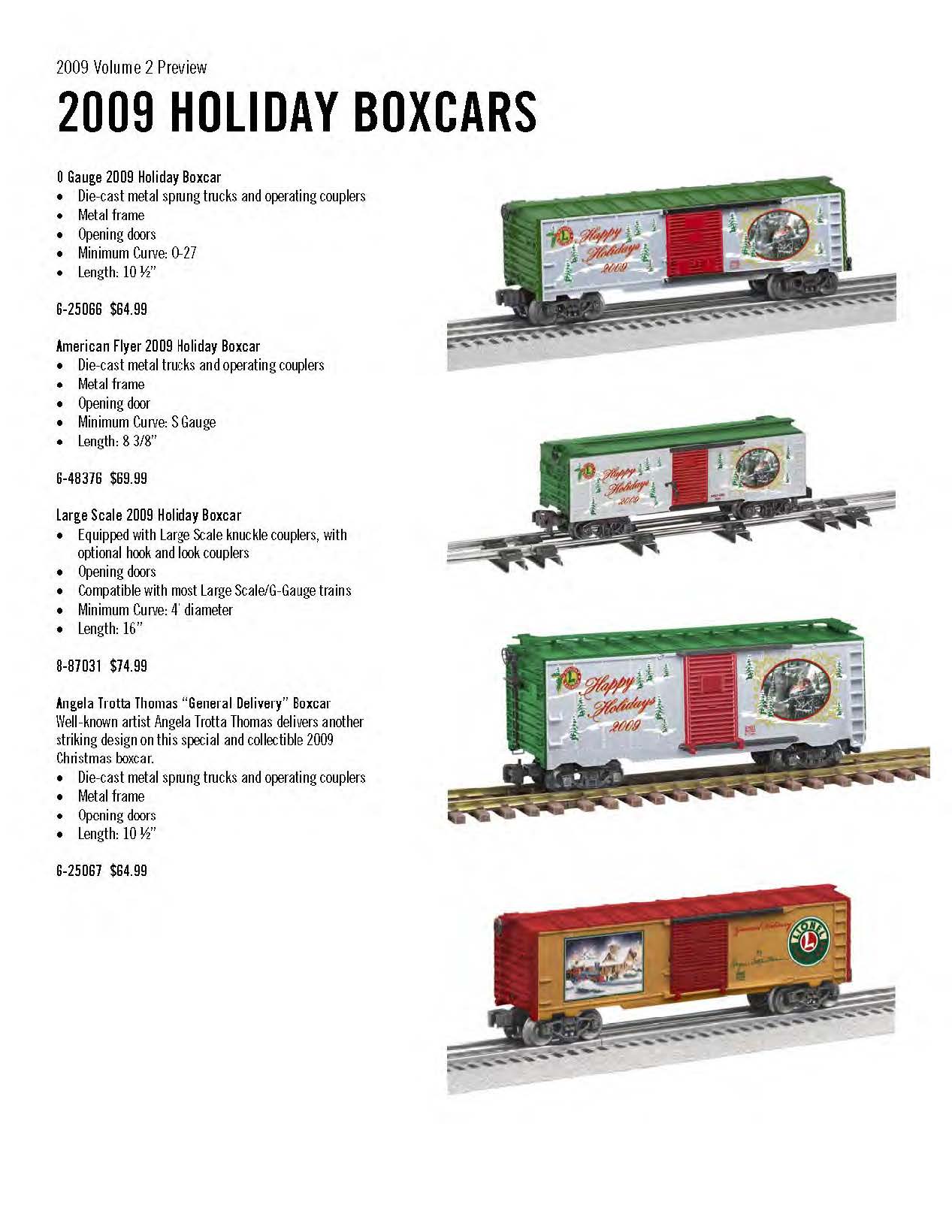 2009 Lionel Catalog Previews