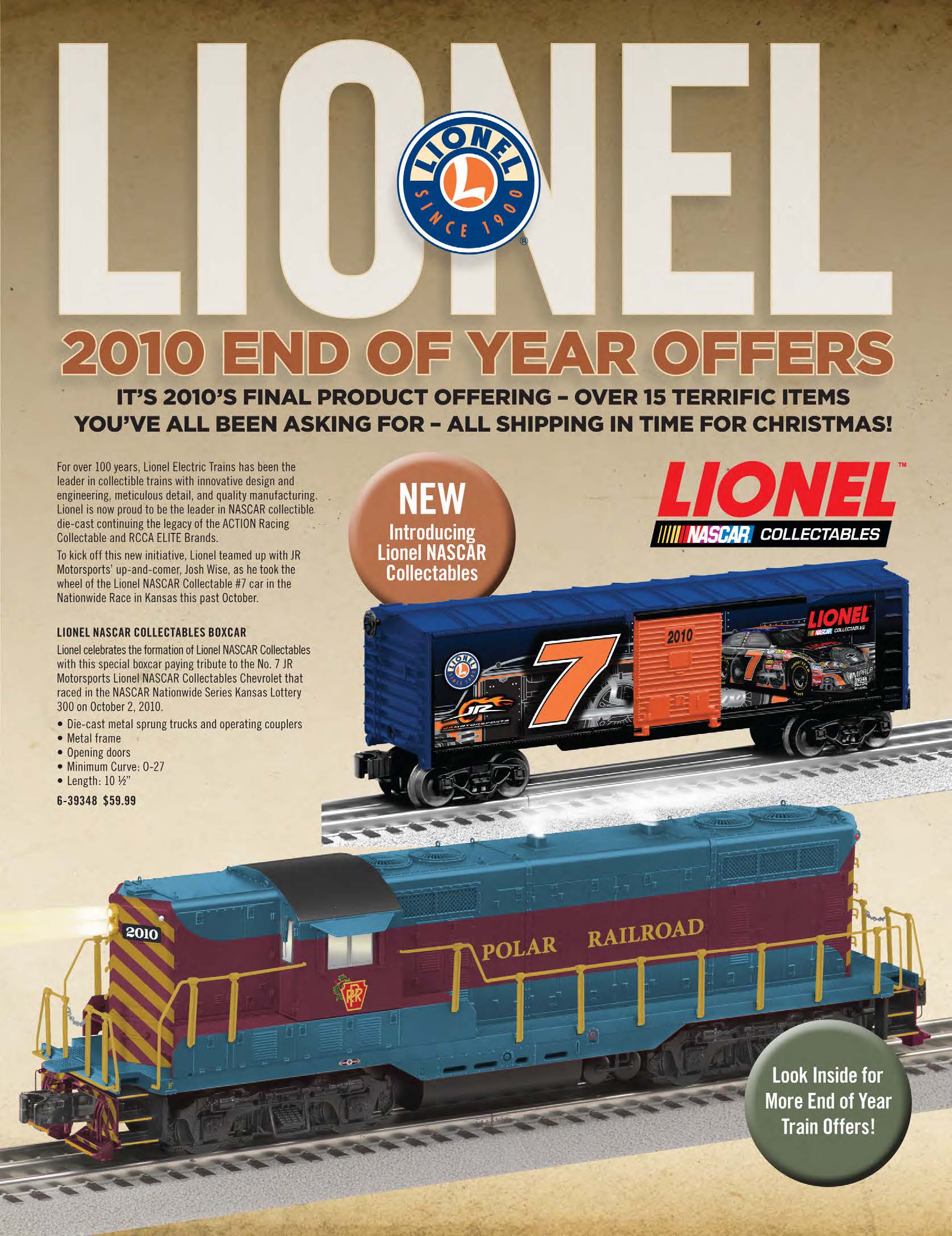 2010 Lionel End of Year