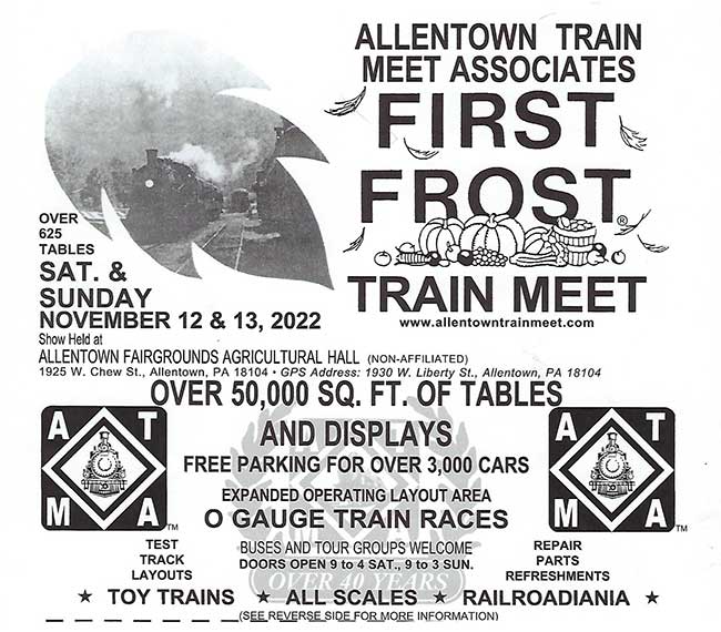 First Frost Train Show 2024 Brooks Leticia