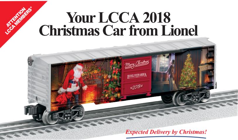 lionel 2018 christmas car